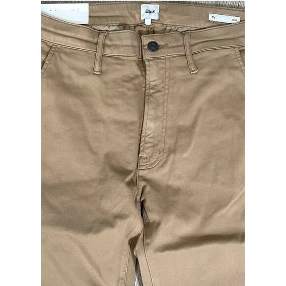 EDWIN OTIS STRAIGHT LEG ENDURANCE Chino Pants Men's Size 31 X 30 BEIGE A116 - Picture 4 of 6